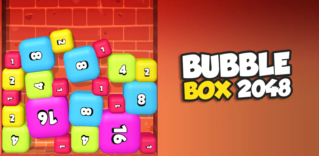 Bubble Box 2048 - The Ultimate 3D Merge & Pop Challenge!